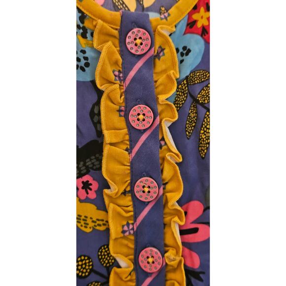 Matilda Jane Tunic/Dress – Size 0–3 Months – Multicolored Floral Pencil Ruffles - Picture 6 of 8